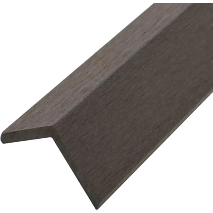 Terrassen-Winkelleisten 5 Stk. WPC 170 cm Dunkelbraun – Bild 5