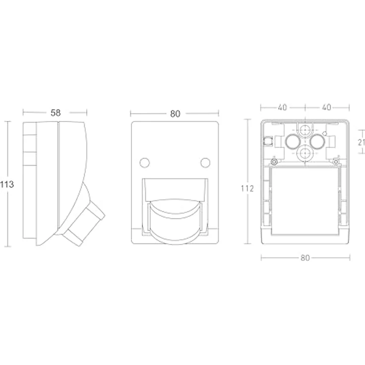Steinel Infrarot-Bewegungsmelder IS 2160 weiß, 160° Sensor schwenkbar, max. 12 m, Dämmerungssensor, IP54, max. 600 W – Bild 2