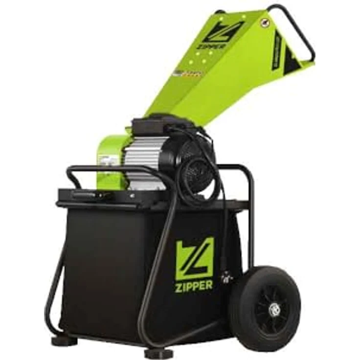 Zipper Benzin-Häcksler 'ZI-HAEK2800-230', 2,8 kW Gartenhäcksler mit 65 l Auffangsack und 50 mm Schnittstärke – Bild 2