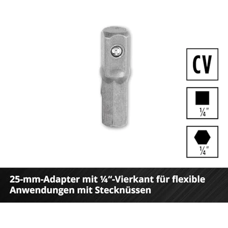 Einhell BELT CLIP 118495 Bit-Set 32-teilig, TORX, PZ, PH, Schlitz, Tamper, inkl. 60-mm-Bithalter, robustes Chrom Vanadium, kompakte Bit-Box mit Gürtelclip – Bild 7
