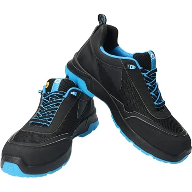 Bata SUMM TWO W Halbschuh, Unisex, S3-ESD Sicherheitsschuh aus technischem Nylon, schwarz, Größe 41 – Bild 3