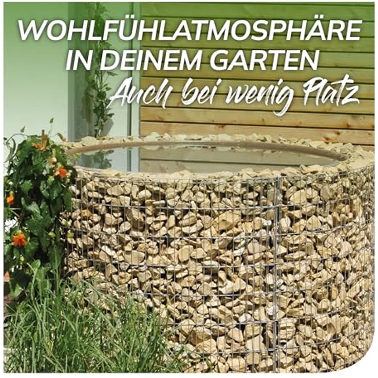 Bellissa Gabionen-Hochteich Ø 146 cm – Bild 3