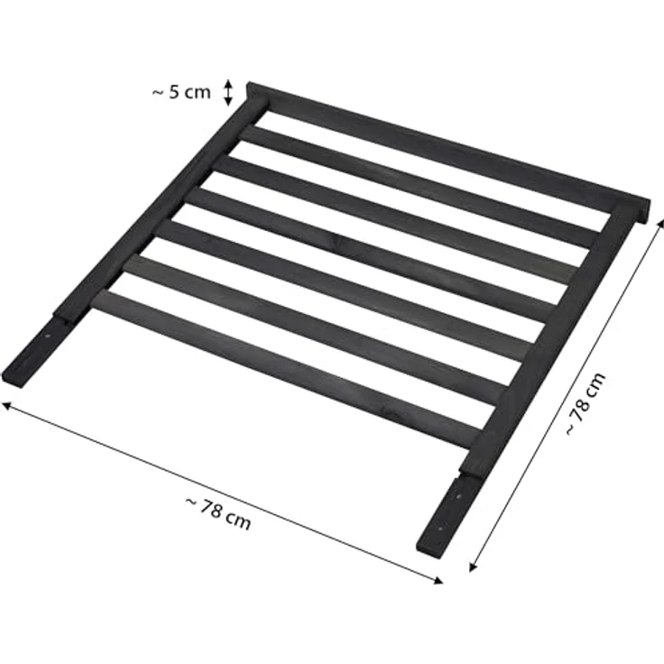 dobar Spalier Rankgitteraufsatz Kubus 2.0 Rückwand anthrazit, Rankhilfe für Hochbeete mit vertikalem Gärtnern – Bild 2