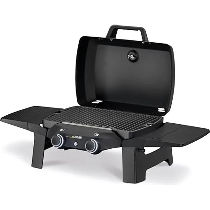 Enders Elektrogrill eUrban 2 Mobil, 2,2 kW Elektrogrill mit emailliertem Gussrost und abnehmbaren Seitenablagen – Bild 6