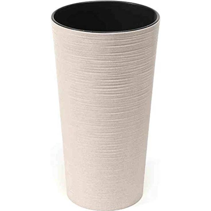 Siena Garden Pflanzgefäß ECO Locon weiß Ø 25x46,5 cm