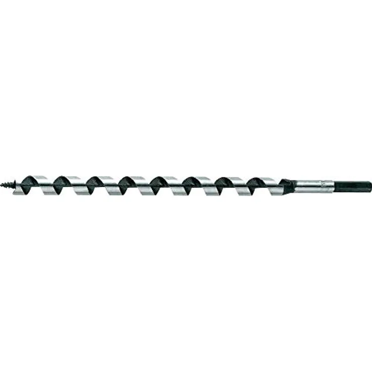 FORTIS Schlangenbohrer LEWIS 6 x 235 mm, Holzbohrer mit Sechskantschaft und selbsteinziehender Gewindespitze