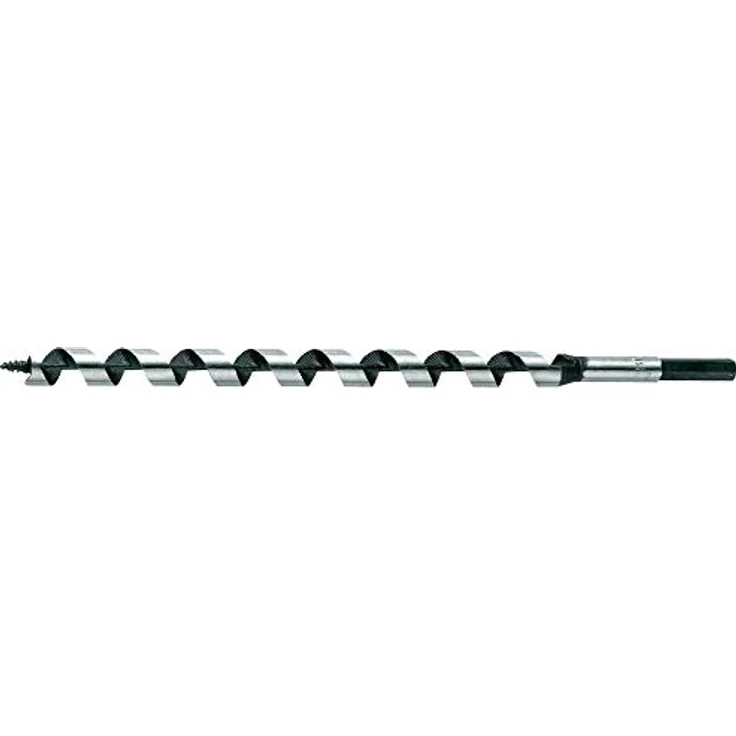 FORTIS Schlangenbohrer Lewis 12 x 460 mm, Holzbohrer mit selbst einziehender Gewindespitze und 6-kant-Schaft – Bild 1