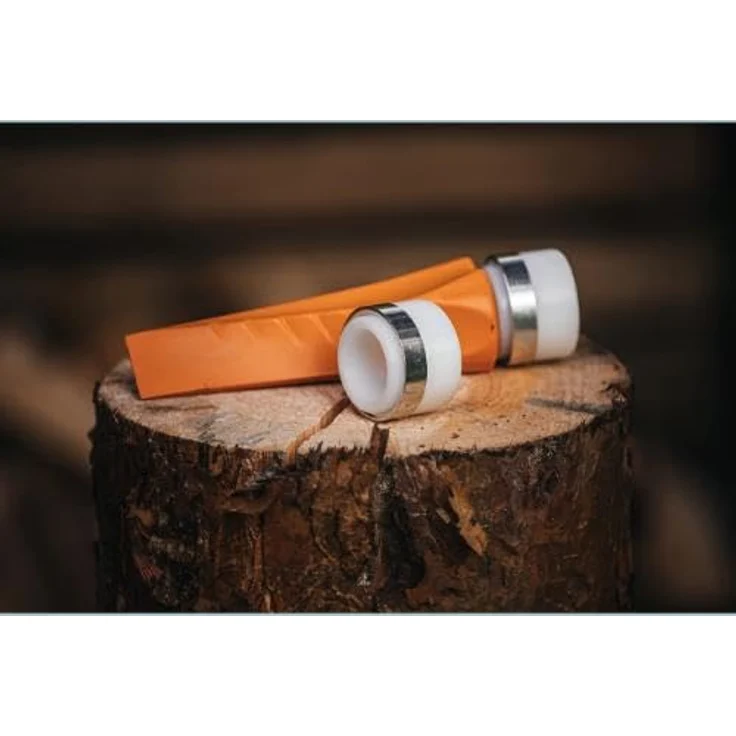 Original Fiskars Ersatz-Aufsatz mit Metallring für Dreh-Spaltkeil SAFE-T und Spalthammer SAFE-T X39, Weiß-Silber, 1001616 – Bild 2