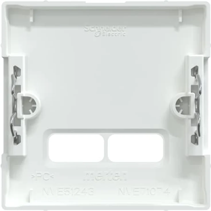 Schneider Electric Merten Zentralplatte MEG4367-0319 für USB Ladestation, System M, polarweiss glänzend, IP20, antibakteriell – Bild 4