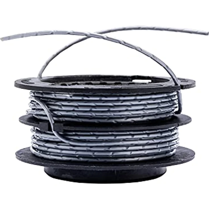 Greenworks Doppelfadenspule 2930507, 2mm Fadendurchmesser 4,8 Meter Gesamtlänge für Greenworks Rasentrimmer GST1246 GD40BC GD40BCB Serie – Bild 1