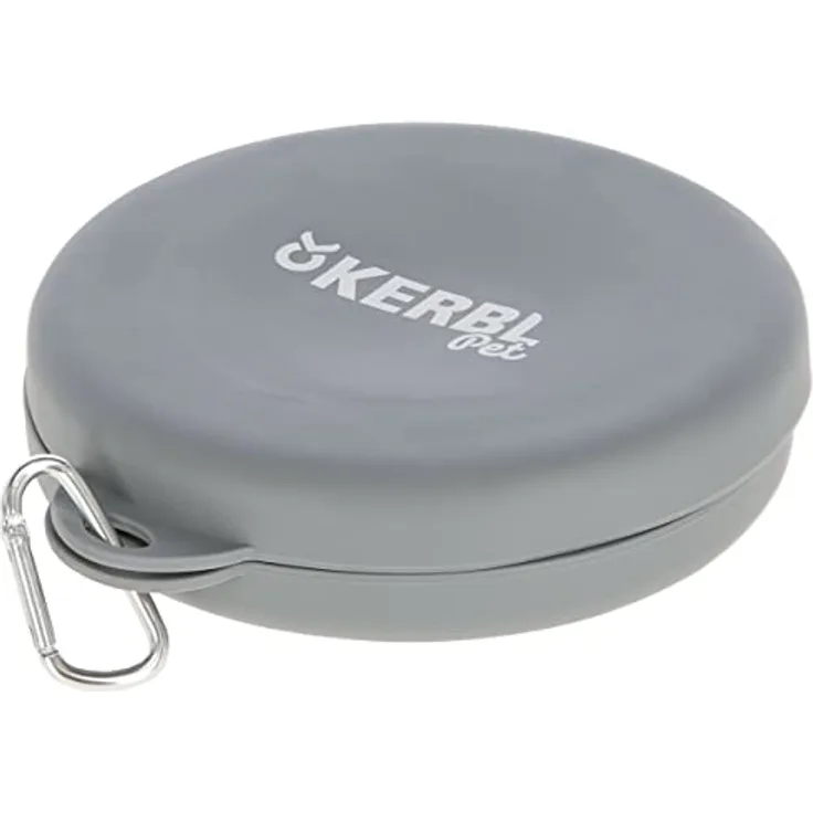 Faltbarer Reisenapf, grau, 2 x 300 ml