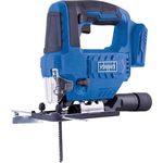 Scheppach Akku-Stichsäge C-JS220-X 20V | Hublänge 19 mm| | Hubzahl 0 ‒ 2400 min-1 | Schnitttiefe max. 100mm (Holz), 6 mm (Metall), 8 mm (Kunststoff) | 20V-IXES-Serie | Ohne Akku & Ladegerät