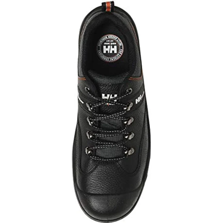 Helly Hansen workwear Aker Low Sicherheitsschuhe S3 SRC, schwarz, wasserabweisendes Leder, nichtmetallischer Durchtrittschutz, atmungsaktives Innenfutter – Bild 3