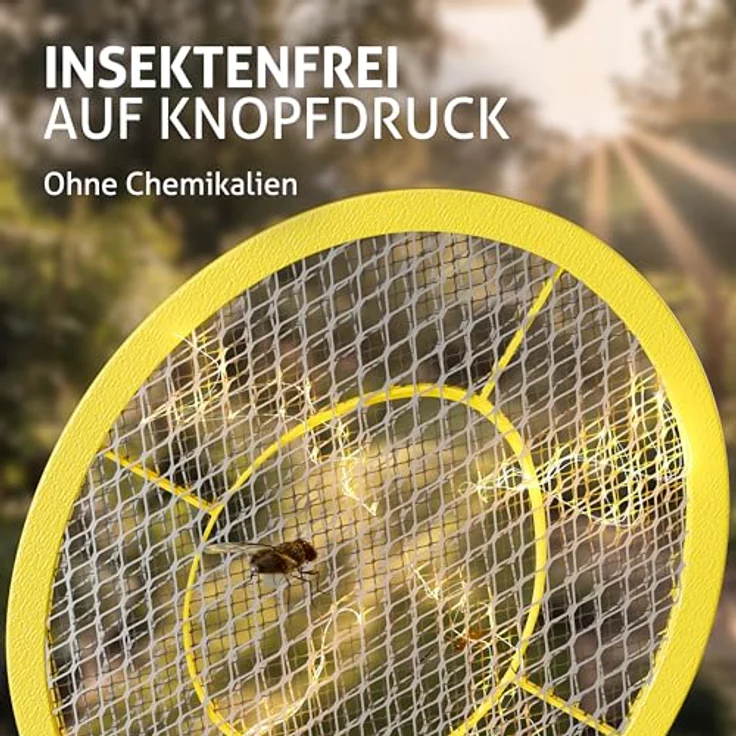 monzana 3 x elektrischer Fliegenfänger - doppeltes Sicherheitsschutzgitter – Bild 4