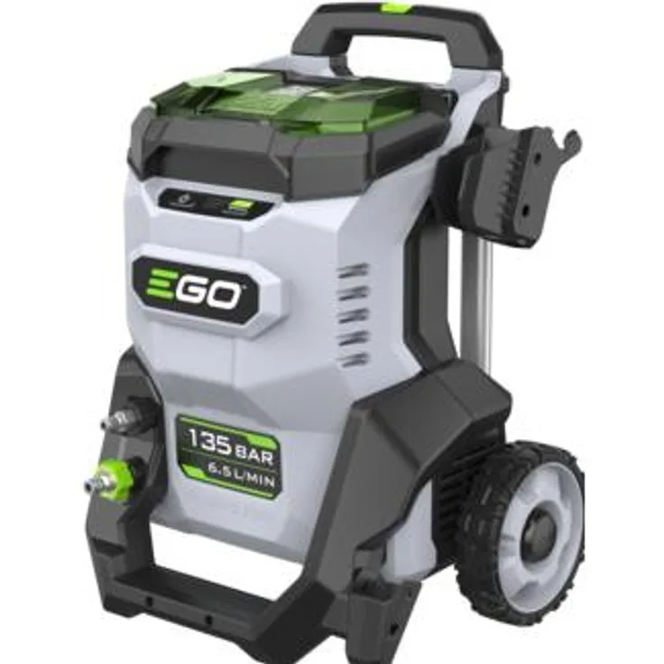 EGO Hochdruckreiniger HPW2000E-K2757, Akku-Hochdruckreiniger mit 2x 7,5 Ah Akku, Fernbedienung, Peak Power™-Technologie, schwarz
