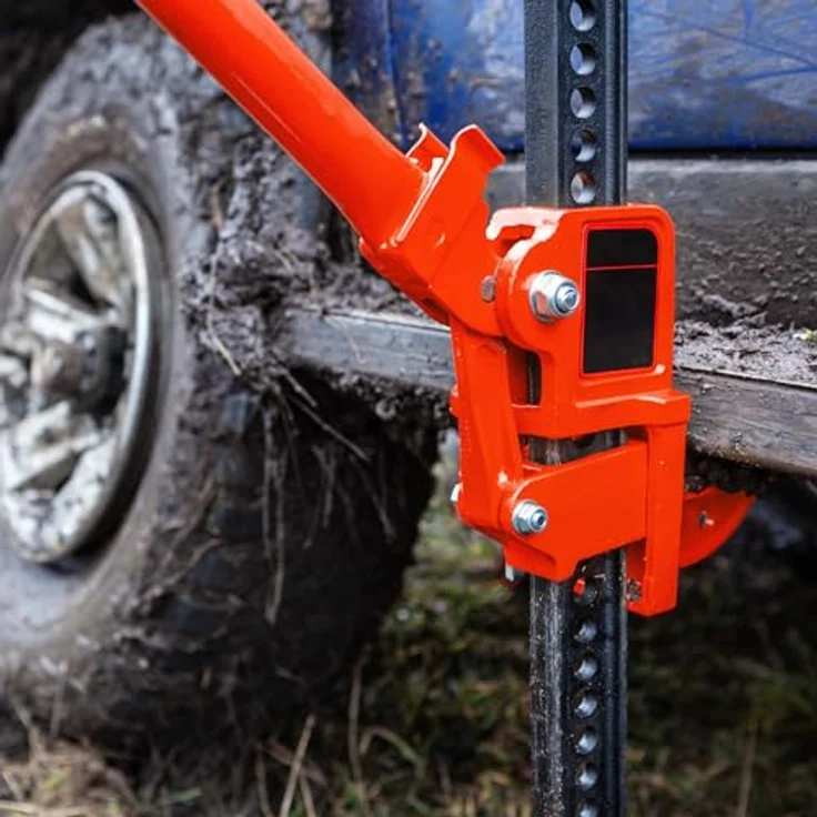 Wiltec Offroad Wagenheber bis 3000 kg max. 105 cm, Farmer Jack für Geländewagen, SUV, ATV und Anhänger, Farm Jack Wagenheber aus Stahl – Bild 3