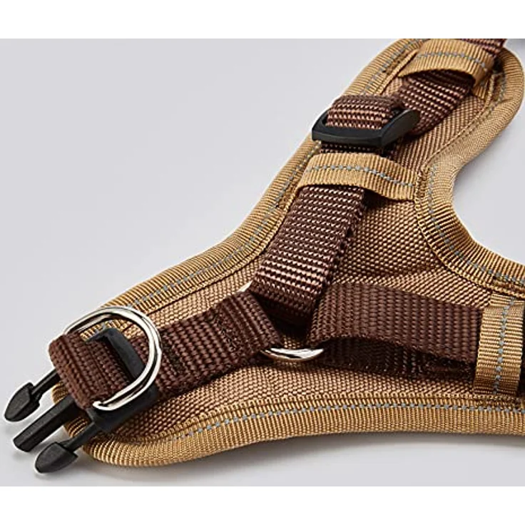 HUNTER Geschirr Neopren Vario Quick 45 - 55 cm braun/karamell – Bild 4