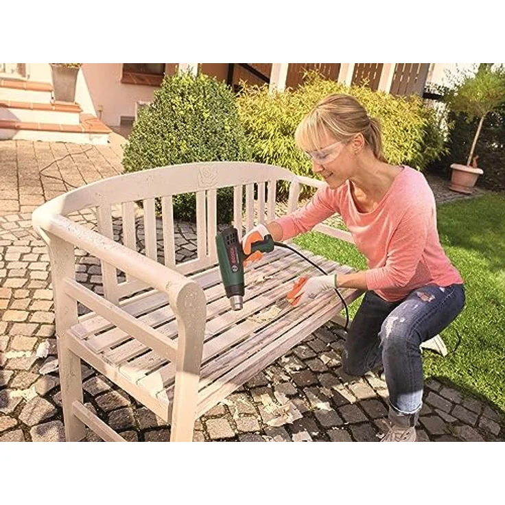 Bosch Home and Garden 06032A6102 UniversalHeat 600 Heißluftgebläse inkl. Zubehör 1.800W – Bild 3