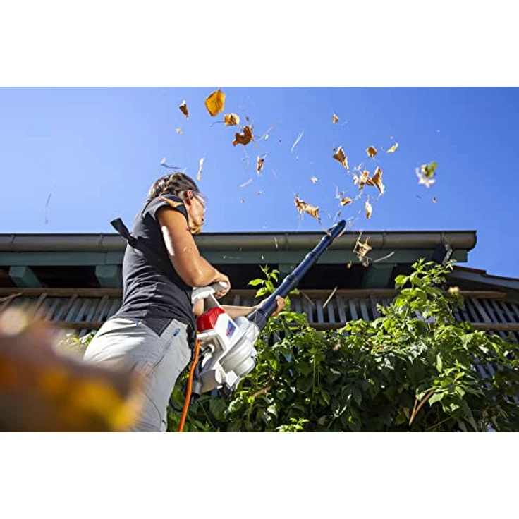 IKRA Elektro Laubbläser & Laubsauger IEBV 3200, mit Blasrohrverlängerung – Bild 8