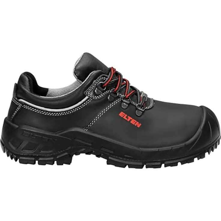 ELTEN RENZO Low ESD S3 Sicherheitsschuh, rindleder, ESD-fähig, atmungsaktives Textilfutter, grobstollige PU/PU Sohle – Bild 2