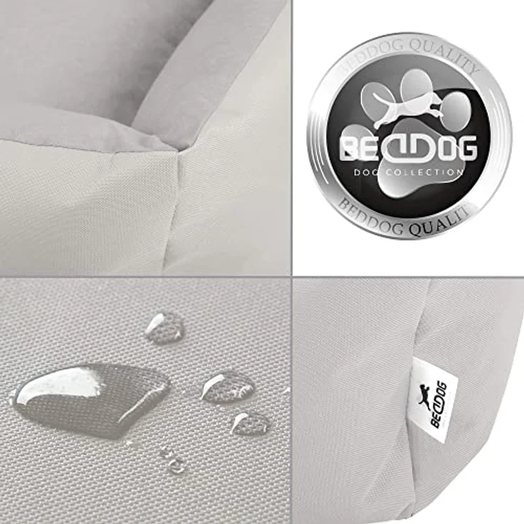 BedDog Hundebett Zara, Hundekissen mit abziehbaren waschbaren Bezug, Hundekorb, Hundesofa, für kleine Hunde, S – Bild 5