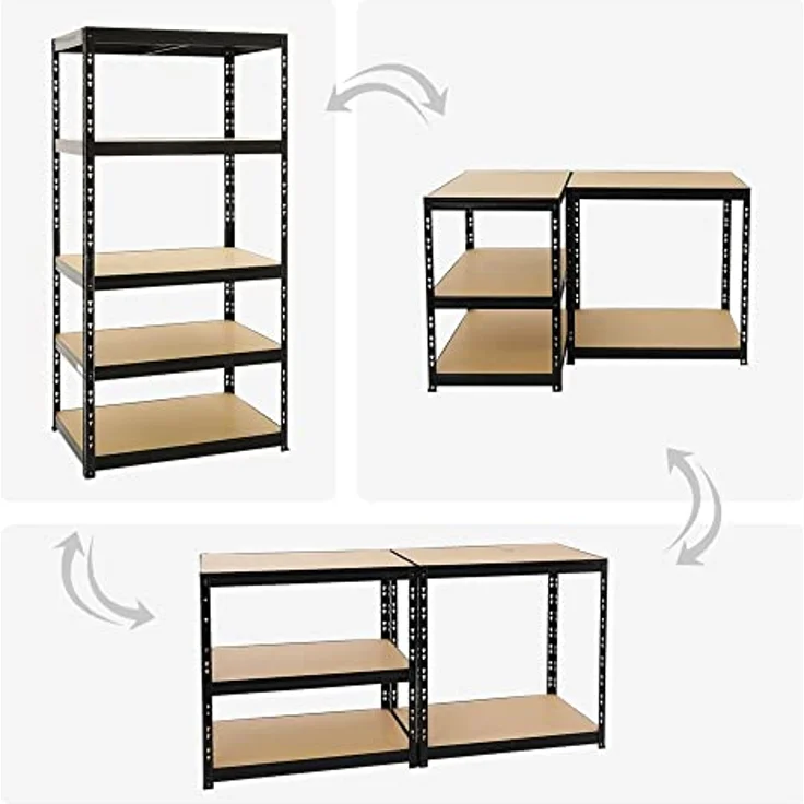 PROREGAL Mega Deal 2X Schwerlastregal Tiger Schwarz 180x90x60 cm, 265kg Fachlast, EU-gefertigt – Bild 5