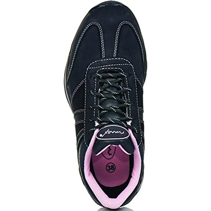 Runnex Damen S2 Sicherheitsschuhe "5280" LadyStar, rutschhemmende Gummilaufsohle, Phylon-Zwischensohle, AIRSTREAM-Funktionsfutter, schwarz/pink, Größe 39 – Bild 4