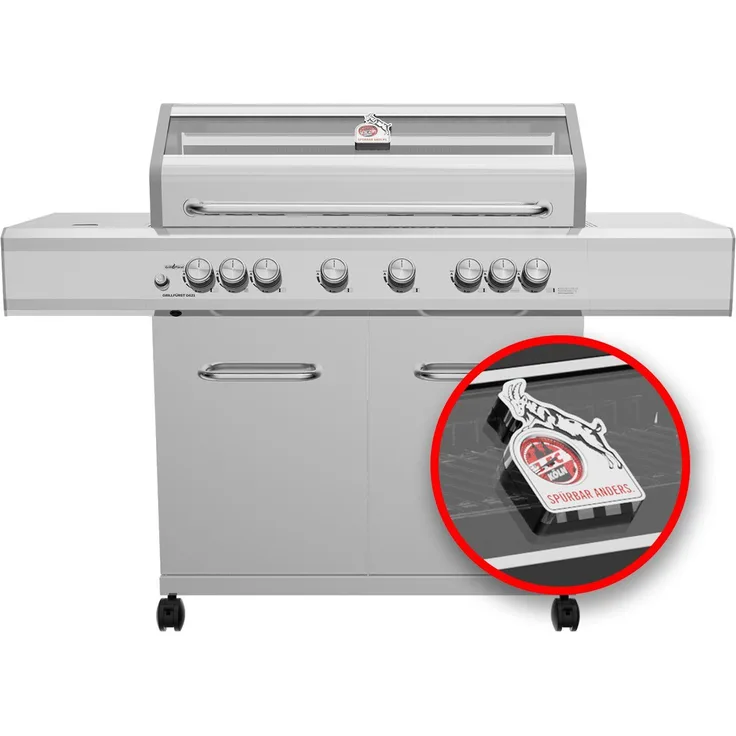 Grillfürst Gasgrill Grillfürst G621G 6-Brenner Edelstahl-Gasgrill - 1. FC Köln