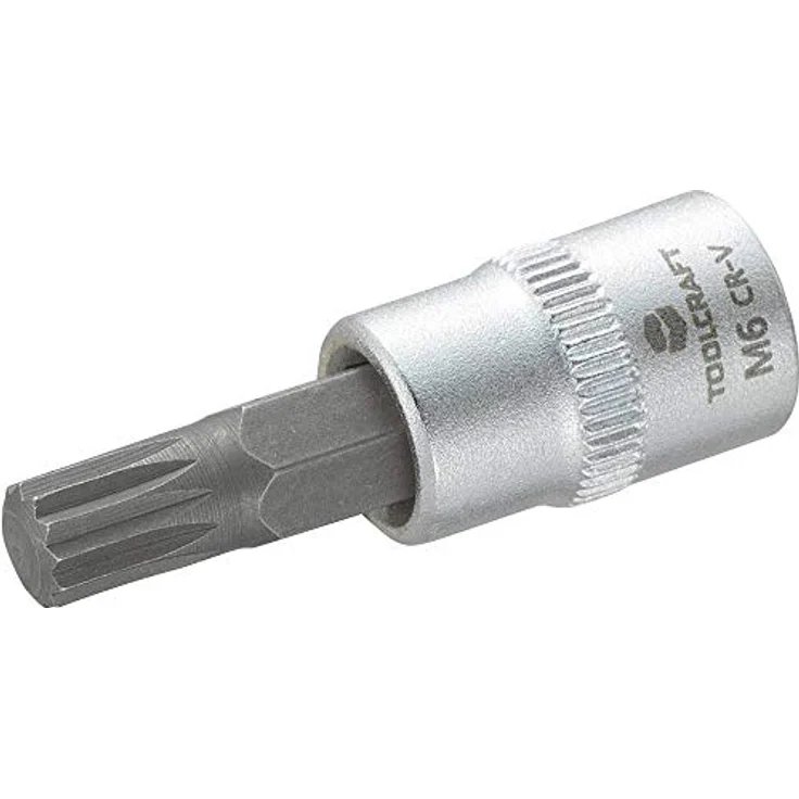 TOOLCRAFT Bit- und Steckschlüsselset 6.3 mm (1/4) mit Vielzahn-Bit, 816075 – Bild 1
