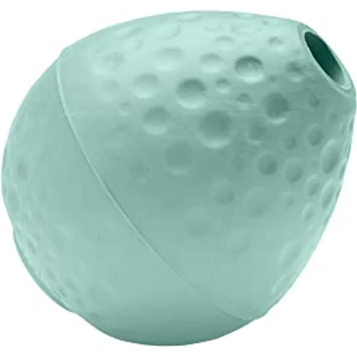 RUFFWEAR Turnup Hundespielzeug, interaktives Wurf-/Fang-/Apportierspiel aus Naturkautschuk, hüpfender eiförmiger Ball für drinnen und draußen, Langeweilebrecher, kausicher, Sage Green (One Size)
