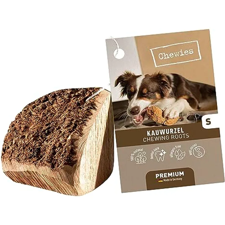 Chewies Kauwurzel für Hunde aus Baumheide Wurzel - 100 % natürliches Hunde-Spielzeug risikoarm & langlebig: Für Hunde bis 10 kg Körpergewicht, S (1er Pack) - Preisvergleich