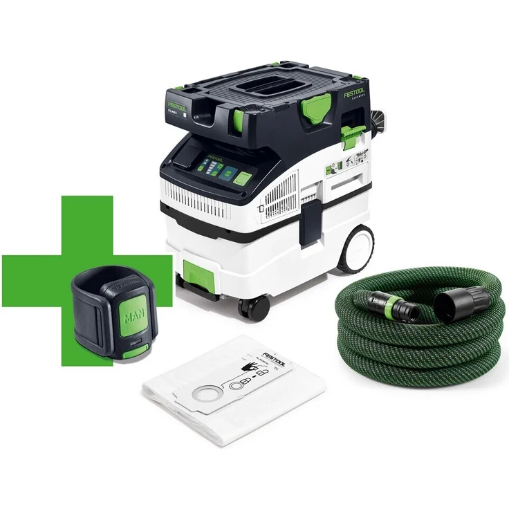 Festool Absaugmobil CTL MIDI I CT-F Edition CLEANTEC, Kompaktsauger mit Bluetooth-Technologie, glattem Saugschlauch und Touch-Bedienung