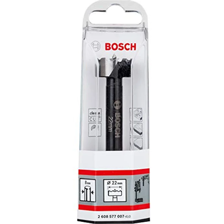 Bosch Accessories 2608577007 Forstnerbohrer 22 mm, präziser Holzbohrer für sauberes Bohren in Weich- und Hartholz – Bild 3