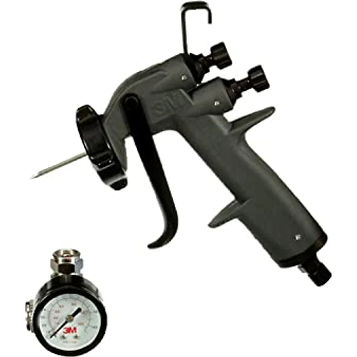 3M Performance Spray Gun 26832, Hochleistungs-Lackierpistole, Lackspritzpistole, Farbspritzpistole, Sprühpistole zum Lackieren, Druckluftanwendung, HVLP, 1 Stück – Bild 1