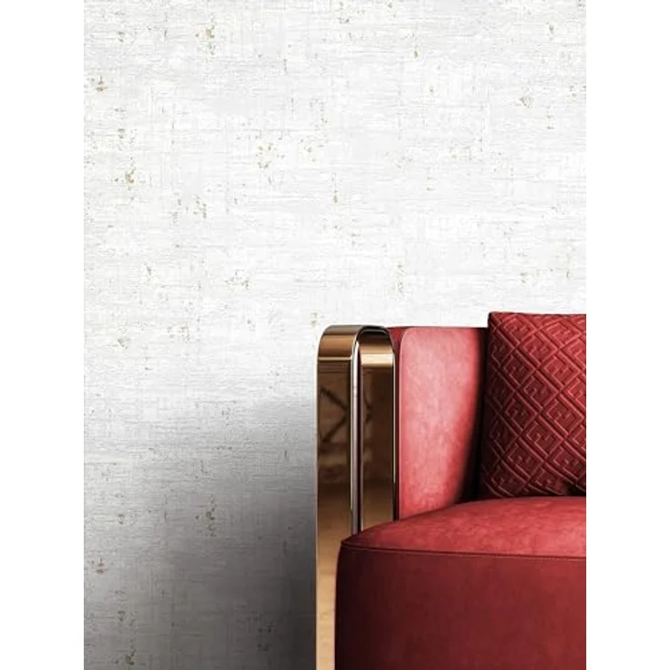 Newroom Vliestapete Grau Betonoptik, Industrial Used Look mit Metallic Glanz, 10,05 m x 0,53 m, lichtecht und waschbeständig für Wohnzimmer Schlafzimmer – Bild 4