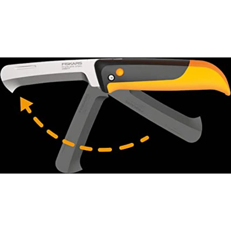 Fiskars X-Series™ Unkrautstecher, klappbares Gartenmesser mit rostfreier, gebogener Klinge für präzise Schnitte – Bild 6
