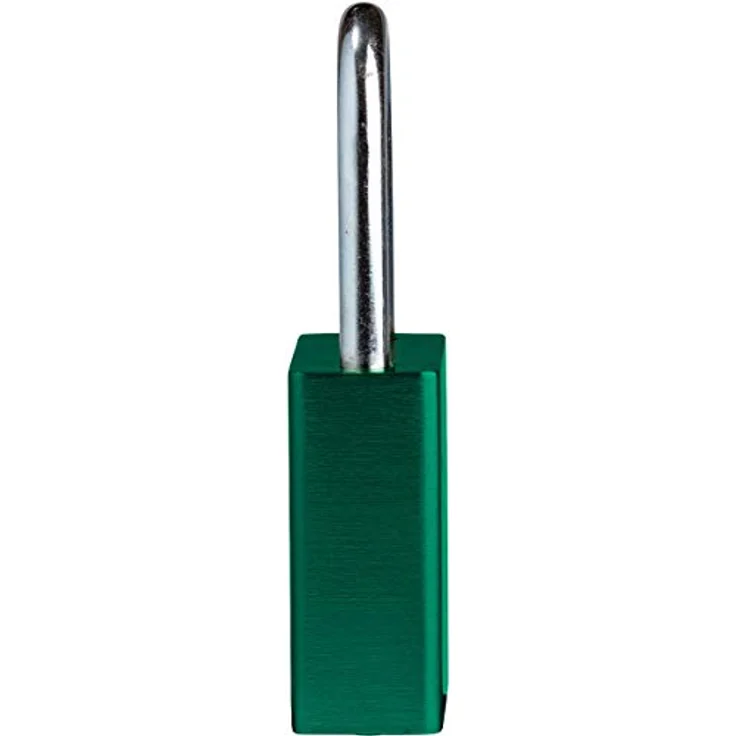 Brady (ALU-GRN-38ST-KD) SafeKey Anodized Aluminum Lockout-Vorhängeschloss Mit Stahl Bügel 38.00 mm Grün KD - Verschiedenschließende Schlösser 1 Stück – Bild 3