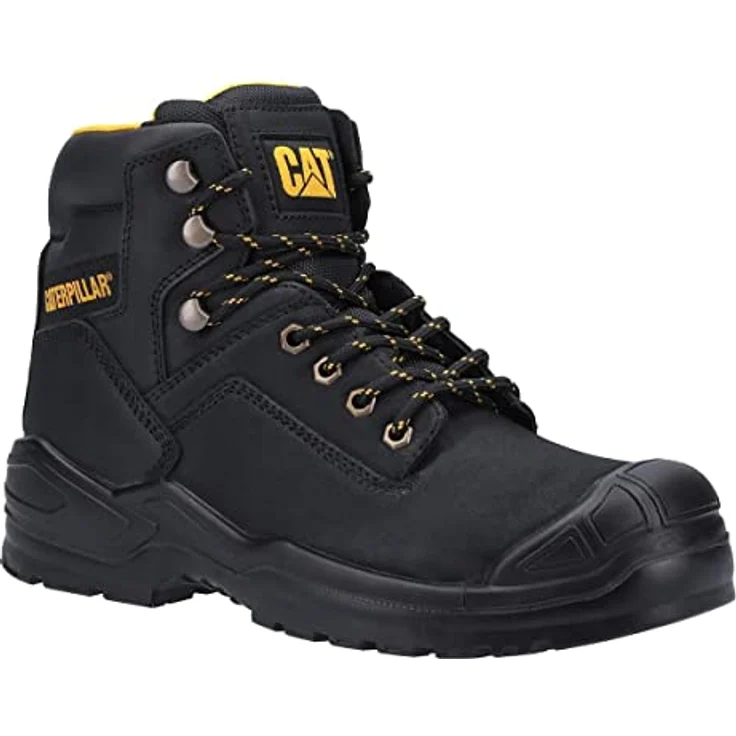 Caterpillar Striver Bump, Schwarz Arbeitsschuhe mit Stahlkappe S3, Gr. 45, wasserabweisend und rutschfest – Bild 3