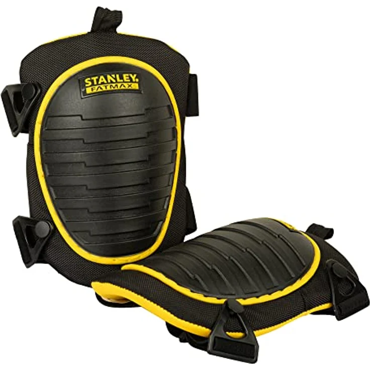 Stanley FMST82961-1 FatMax Hartschalen-Knieschützer (für Arbeiten im Außenbereich, hohe Flexibilität und Bewegungsfreiheit, flaches Design, komfortables Tragegefühl) – Bild 2