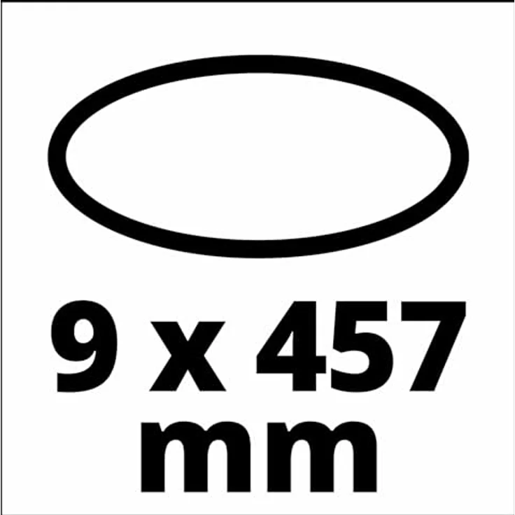 Einhell Original 35-tlg. Schleifbandset 9 x 457 mm (Bandfeilen-Zubehör, für Akku-Bandfeile TE-BF 18 Li, je 5x Korn 40, 60, 80, 120, 180, 240, 320) – Bild 3