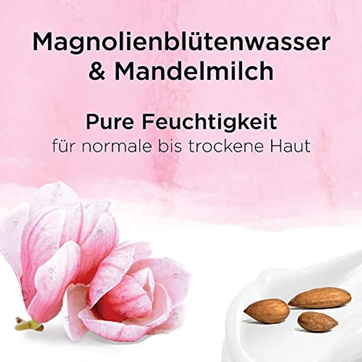 VANDINI Hydro Seife Nachfüllbeutel 500ml mit Magnolienblüte Duft - Vegan, dermatologisch getestet, Made in Germany, sanfte Reinigung ohne Parabene oder Mikroplastik – Bild 3