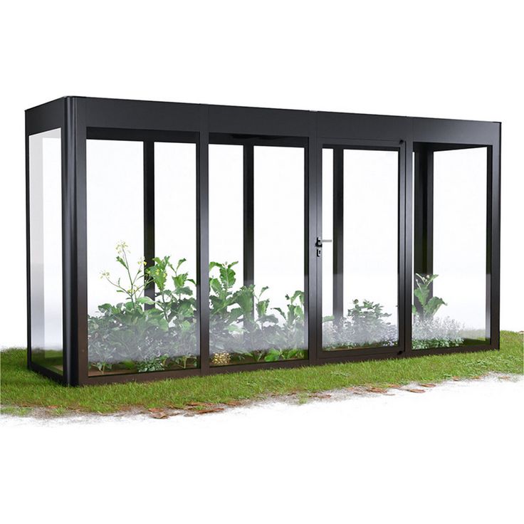 SunElements Gewächshaus 'SunGarden Energy 4.1' mit 6 mm Acrylglas Solardach anthrazit-metallic, integrierte Photovoltaikmodule 275 Watt, starke Dach- und Windlast 150 kg/m², 150 km/h