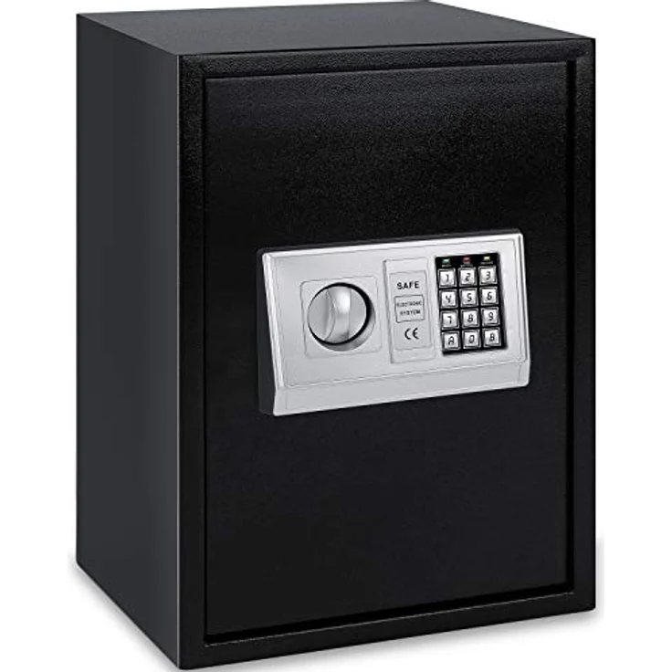 KESSER Elektronischer Safe Tresor Geldschrank Wandtresor Wandsafe 50x35x34,5 Schwarz – Bild 7
