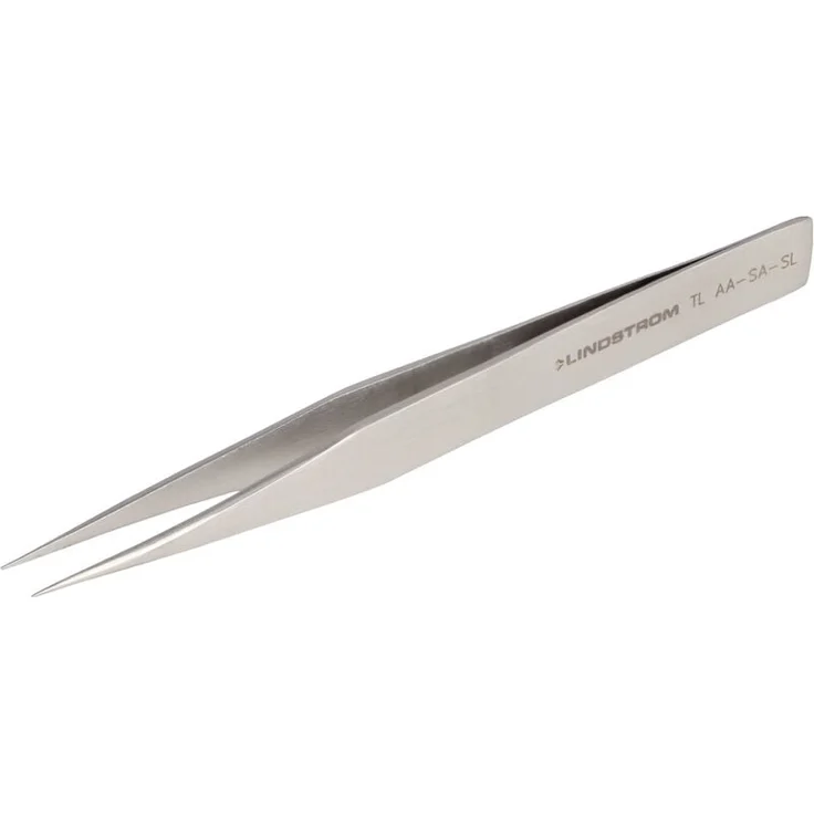 Bahco Lindström tl aa-sa-sl Präzisionspinzette, gerade spitz, antimagnetischer und säurebeständiger Edelstahl, 128 mm – Bild 1