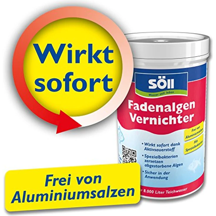 Söll Algenentferner 5 Kg FadenalgenVernichter für 160 Qbm Teichwasser – Bild 3