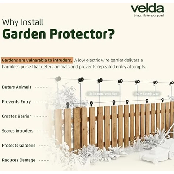 Velda Abschreckdraht Garden Protector – Bild 5
