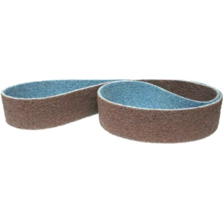 Score Abrasives Pro Line Vlies-Schleifband 75 x 2000 mm, grob (P80+), braun, für Metall, Holz und Kunststoff – Bild 1