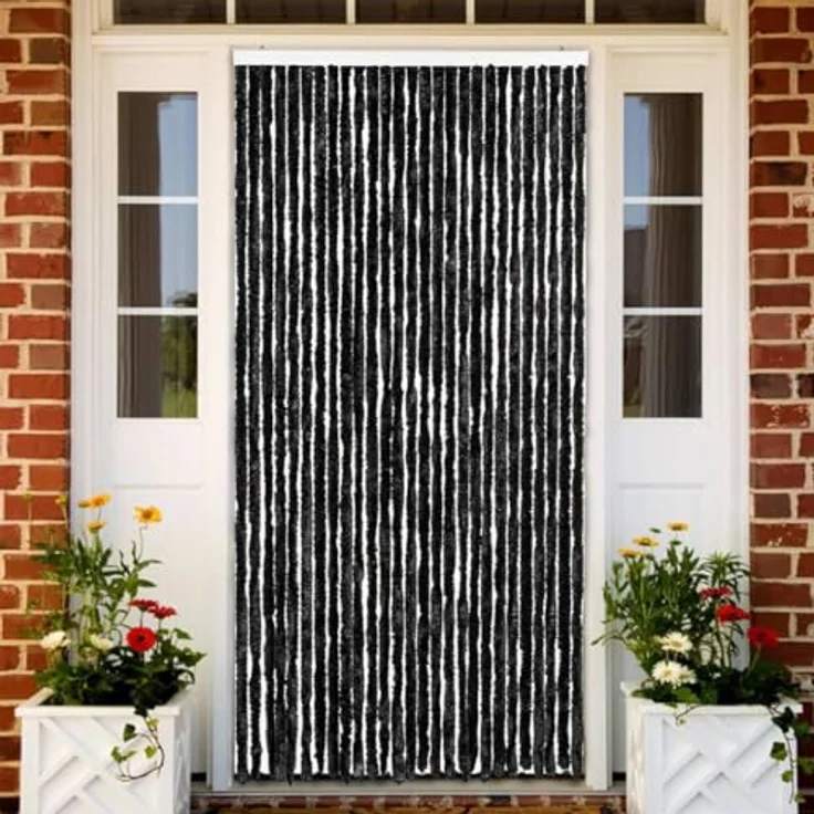 vidaXL Insektenschutz-Vorhang Anthrazit 120x220 cm Chenille – Bild 3