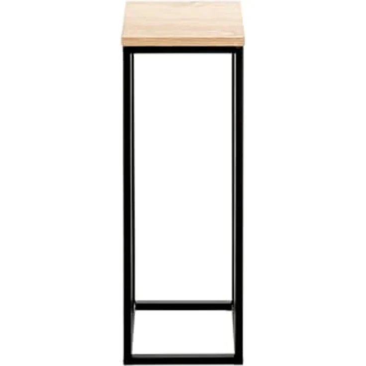 HAKU Blumenständer Schwarz-Eiche, modernes Design aus Stahlrohr, robuste Verarbeitung, vielseitiges Wohnaccessoire – Bild 4