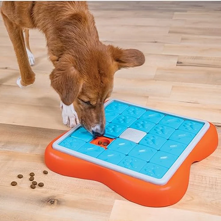 Outward Hound Nina Ottosson Challenge Slider - Intelligenzspielzeug für Hunde - Schiebespiel für Leckerlis – Bild 5